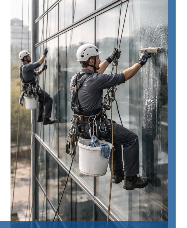 Мойка сплошного остекления в Феодосии, заказать от 305 р.| ВЫСОТНИК-Фдс