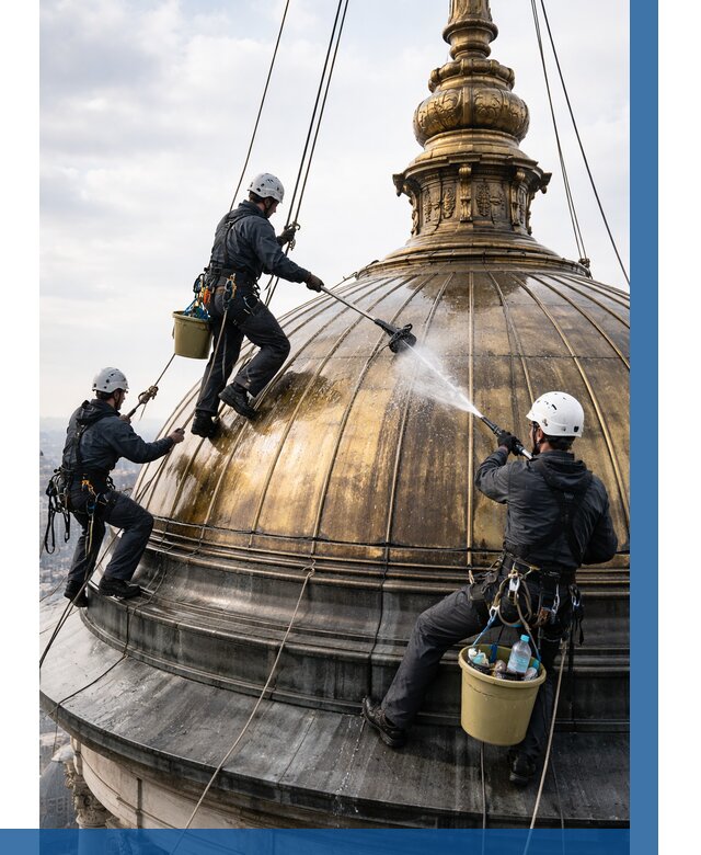 Мойка куполов и шпилей в Феодосии от 8126 р. - заказать | ВЫСОТНИК-Фдс