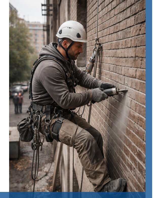 Расшивка кирпичных швов в Феодосии от 609 р. | ВЫСОТНИК-Фдс