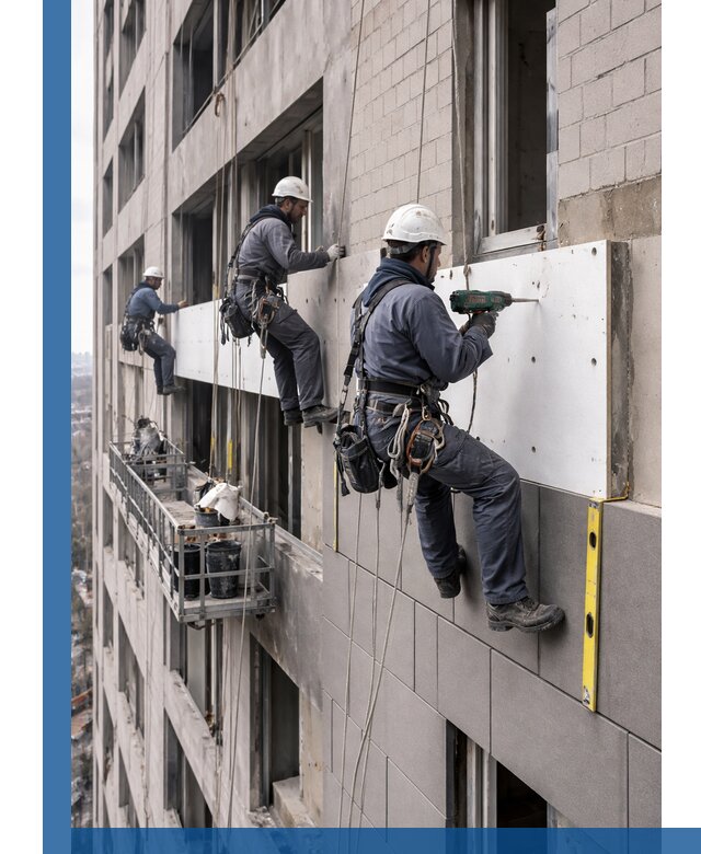 Монтаж фасадных термопанелей высокого качества в Феодосии