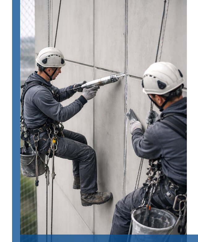 Первичная герметизация швов фасадов и кровель в Феодосии