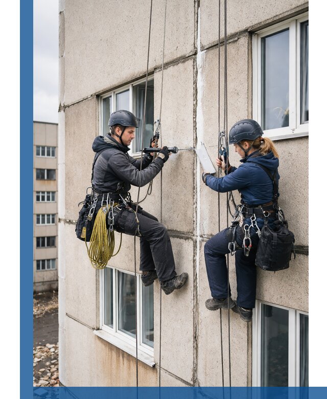 Герметизация межпанельных швов тёплым швом в Феодосии