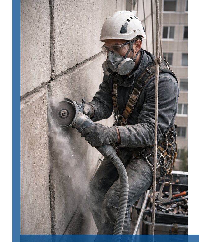 Штробление межпанельных швов в Феодосии качественно и быстро