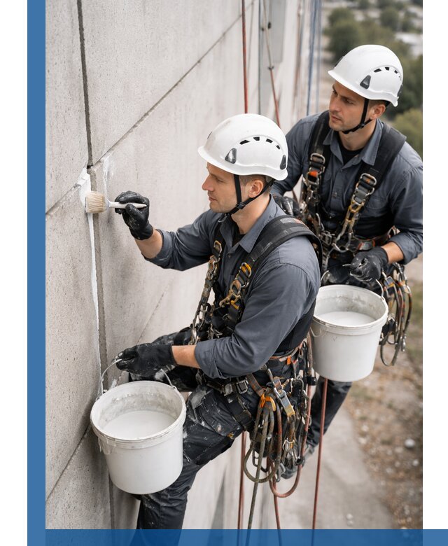 Противогрибковая обработка швов в Феодосии для фасадов и кровель