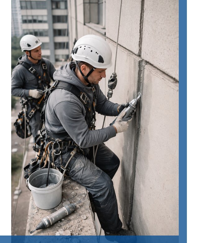 Ремонт деформационных швов здания в Феодосии от 1016 р. | ВЫСОТНИК-Фдс