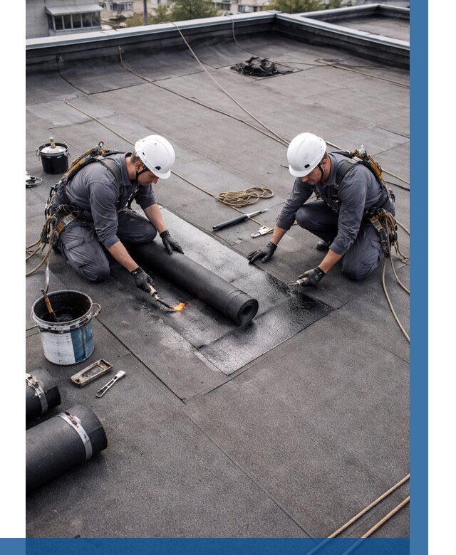 Ремонт мягкой кровли под ключ в Феодосии от 711 р. | ВЫСОТНИК-Фдс