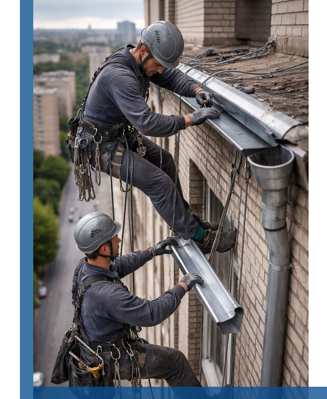 Ремонт водосточных желобов в Феодосии, быстро и качественно