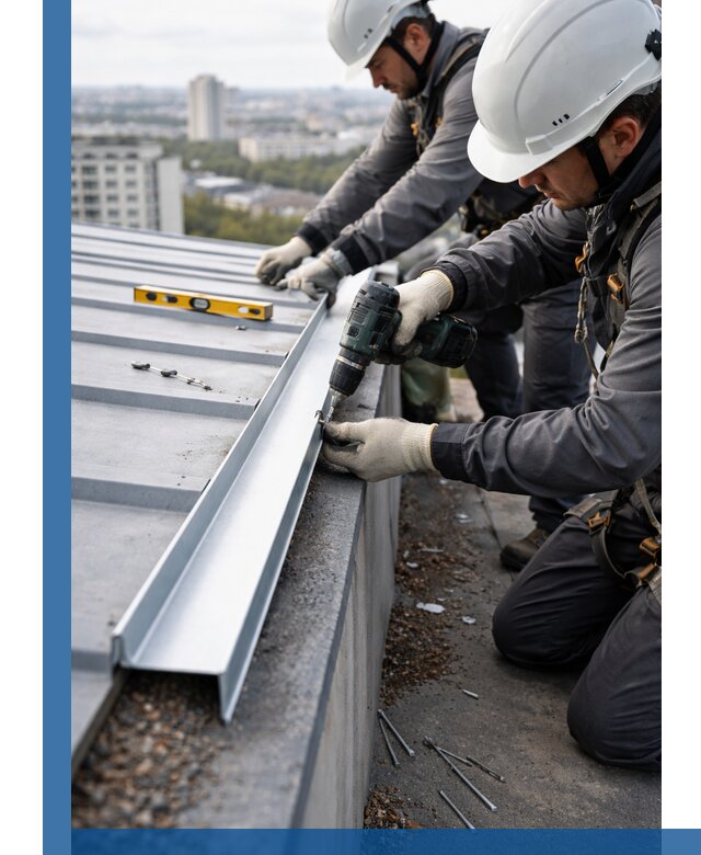 Монтаж капельника на кровле в Феодосии с гарантией качества