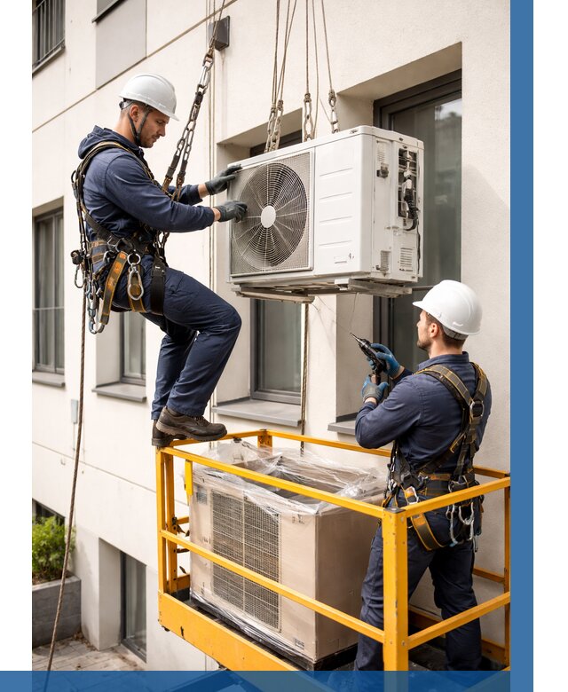 Демонтаж внешнего блока кондиционера в Феодосии от 3555 р. | ВЫСОТНИК-Фдс