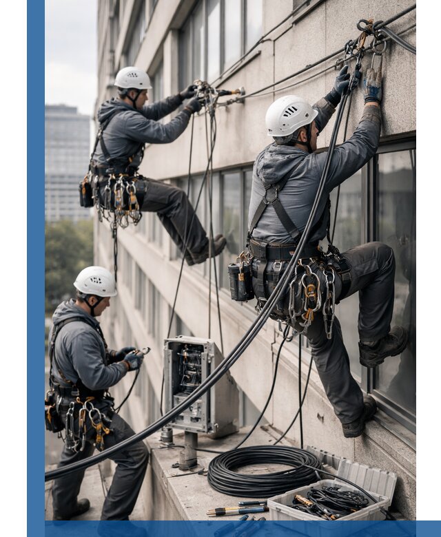 Прокладка оптоволоконного кабеля в Феодосии под ключ с тестированием