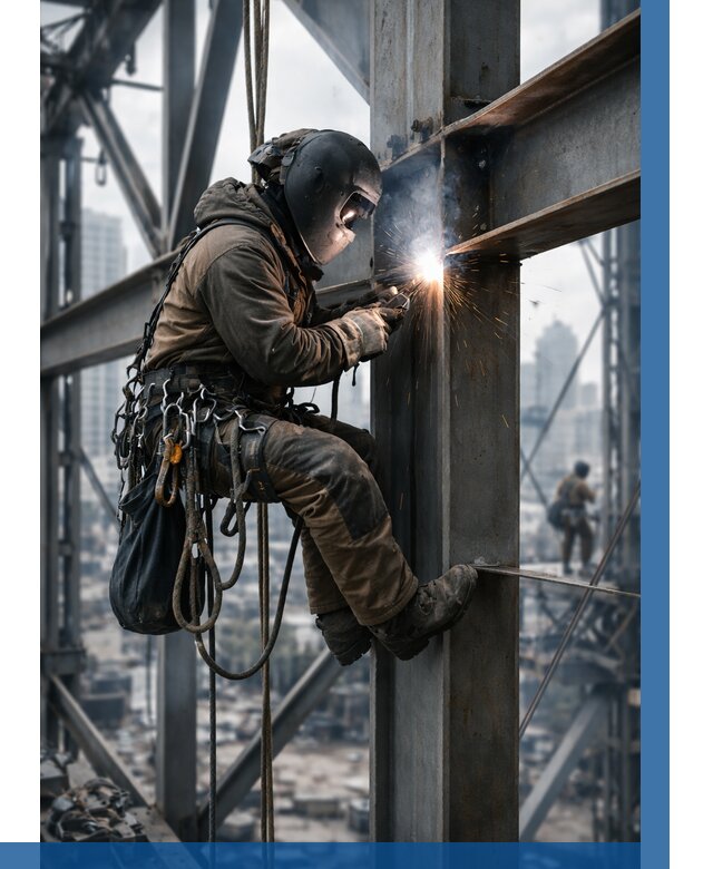 Высотные сварочные работы в Феодосии от 3555 р. | ВЫСОТНИК-Фдс