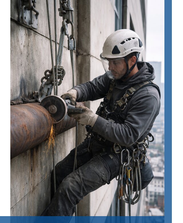 Резка металла на высоте в Феодосии по цене от 4571 р. | ВЫСОТНИК-Фдс