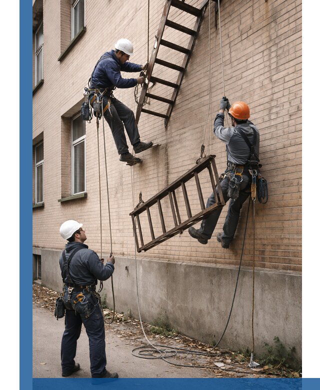 Демонтаж пожарной лестницы в Феодосии быстро и безопасно