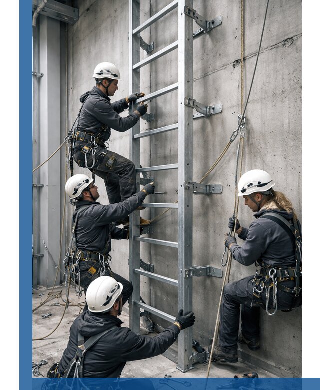 Монтаж металлических лестниц в Феодосии под ключ со гарантией