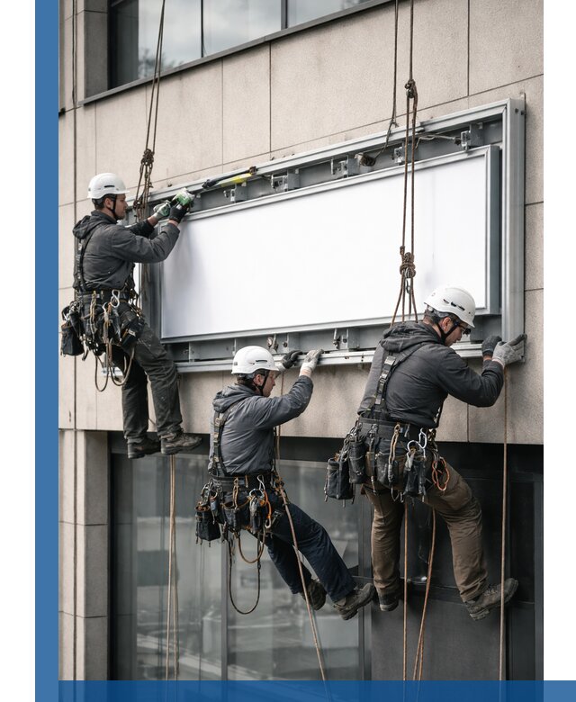 Профессиональный монтаж светового короба под ключ в Феодосии