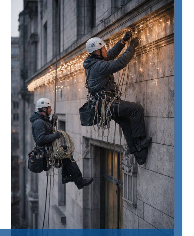 Монтаж новогодней иллюминации в Феодосии от 8634 р. | ВЫСОТНИК-Фдс