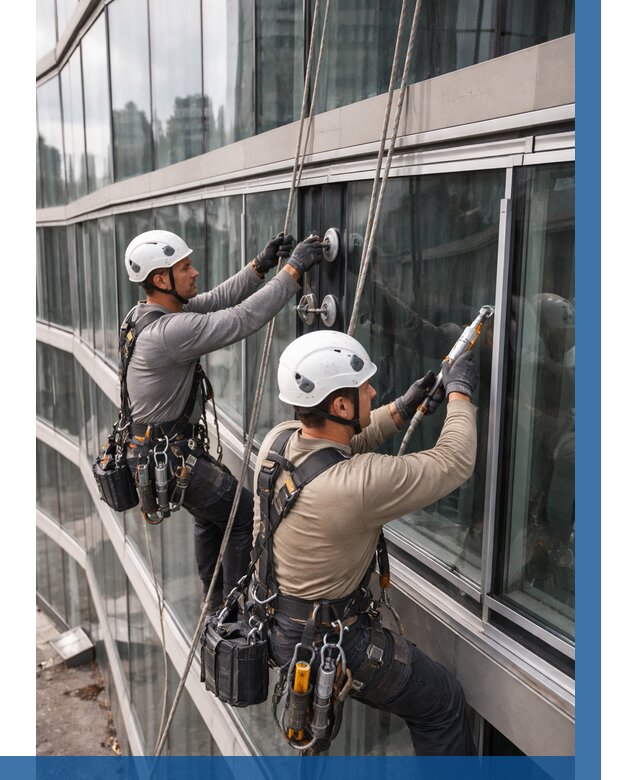 Радиусное остекление фасада в Феодосии от 12190 р. | ВЫСОТНИК-Фдс