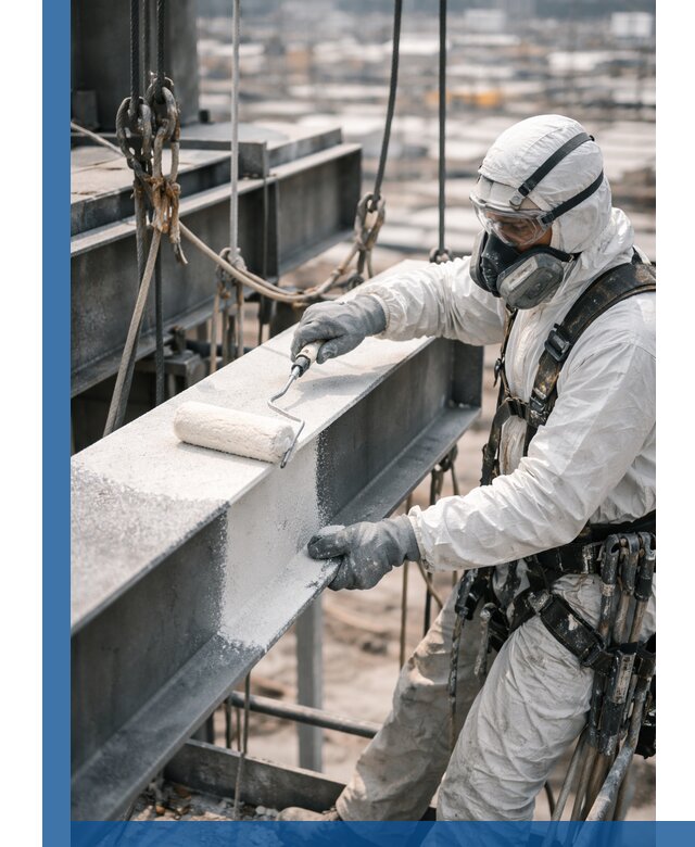 Профессиональная огнезащитная обработка металлоконструкций в Феодосии