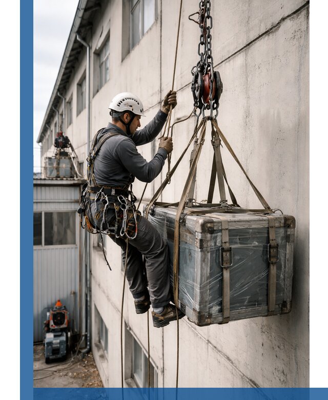 Подъем грузов на высоту в Феодосии для промышленных объектов