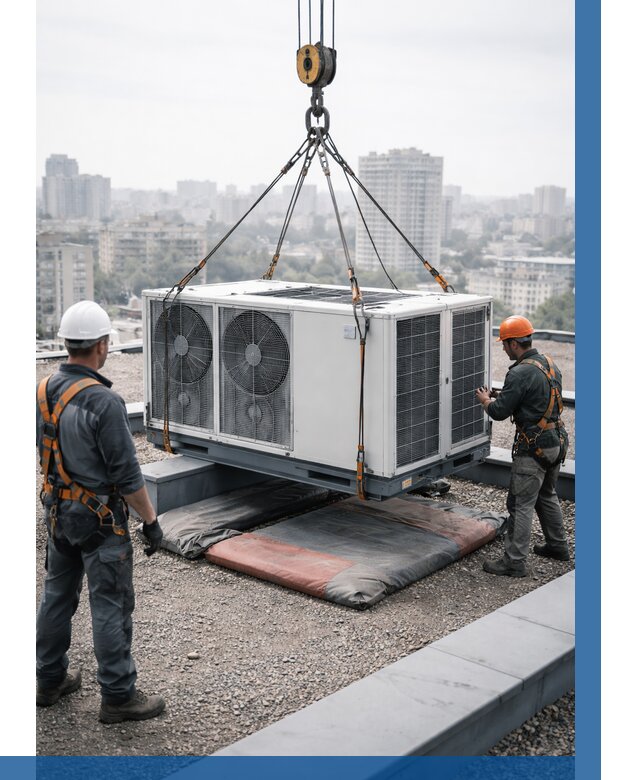 Подъем груза на крышу в Феодосии от 5079 р. | ВЫСОТНИК-Фдс заказать