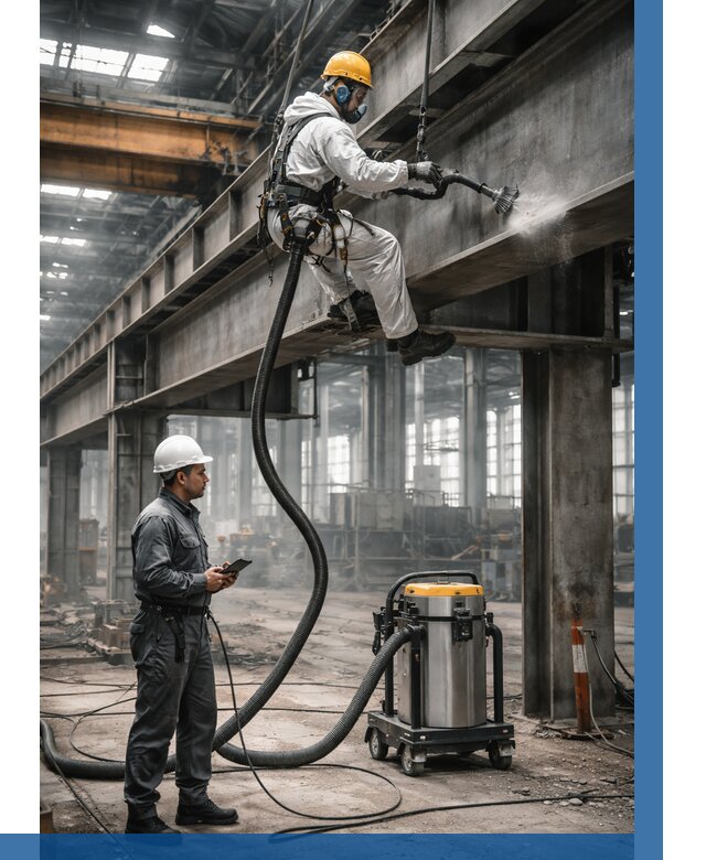 Обеспыливание конструкций в цехе в Феодосии от 4266 р. | ВЫСОТНИК-Фдс