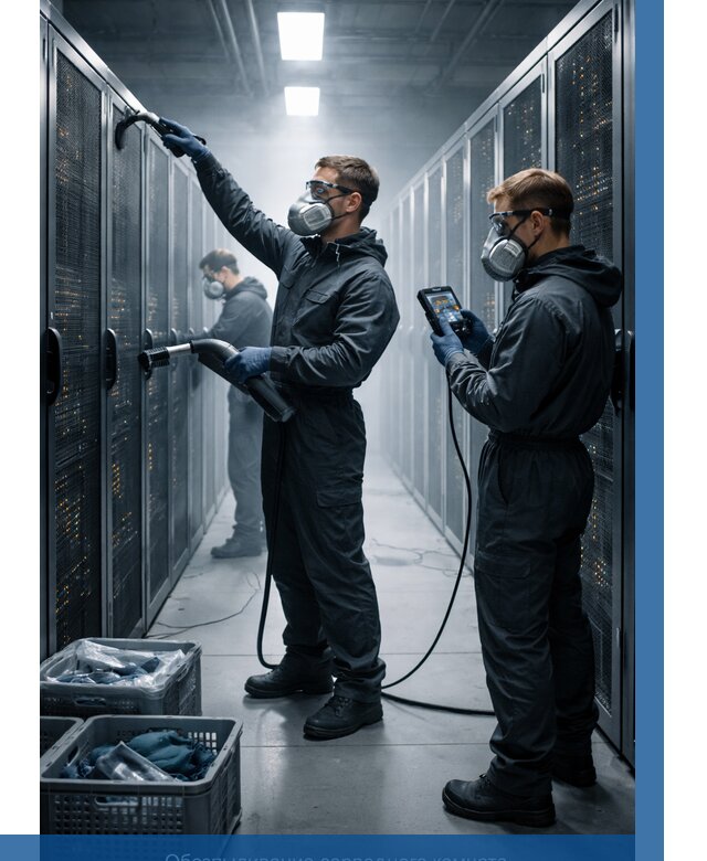 Обеспыливание серверной комнаты в Феодосии от 4571 р. | ВЫСОТНИК-Фдс