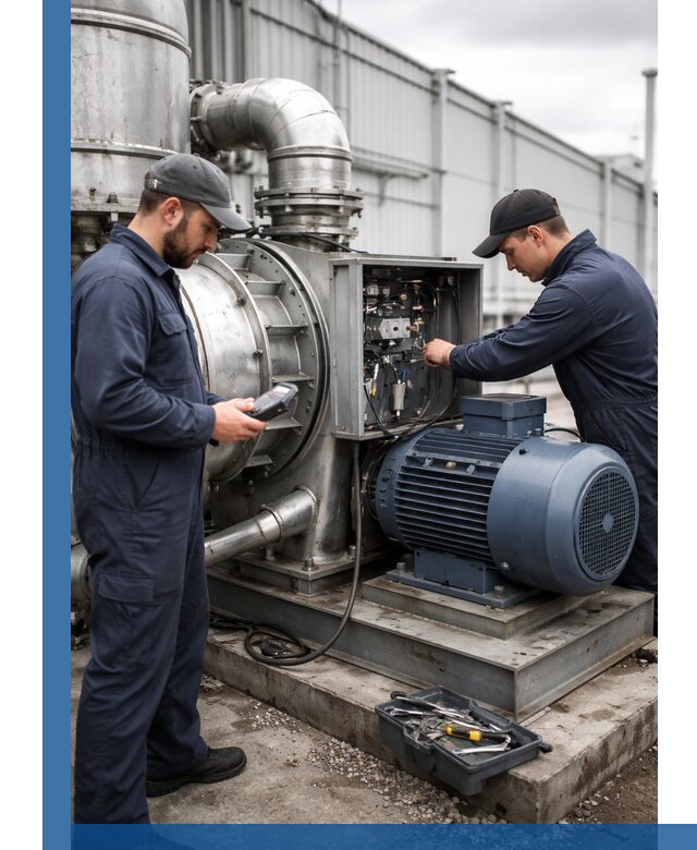 Техническое обслуживание промышленного оборудования в Феодосии