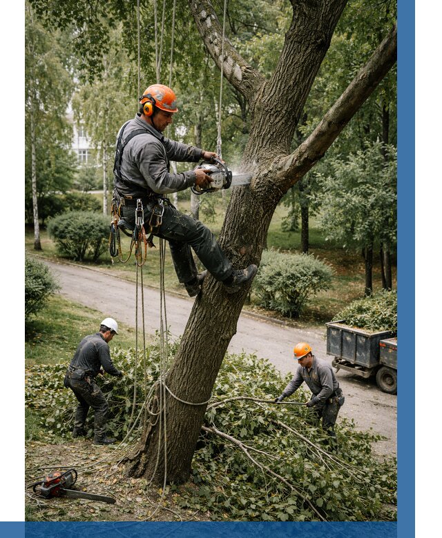 Кронирование деревьев в Феодосии от 6603 р. | ВЫСОТНИК-Фдс