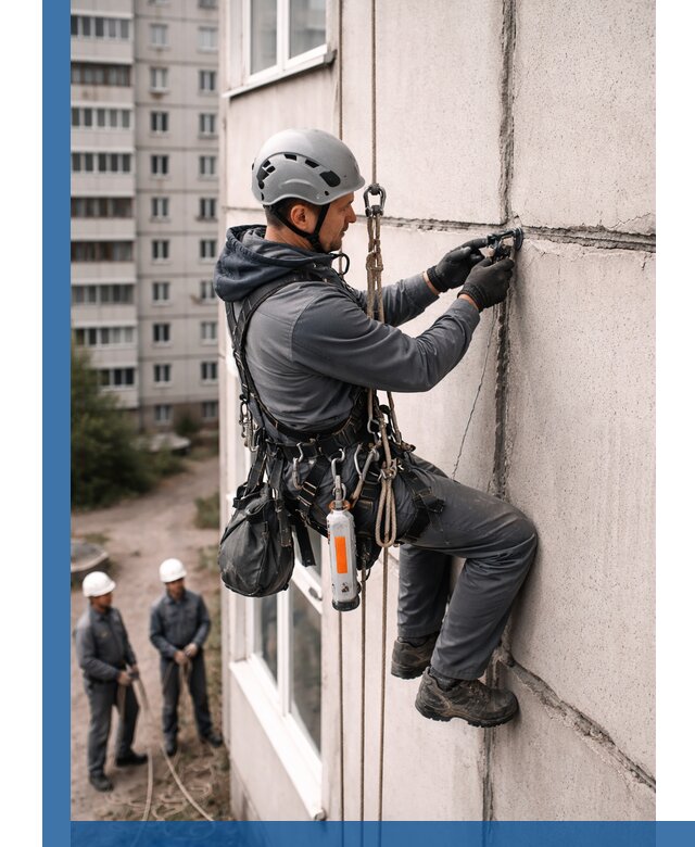 Обследование межпанельных швов и герметизация в Феодосии