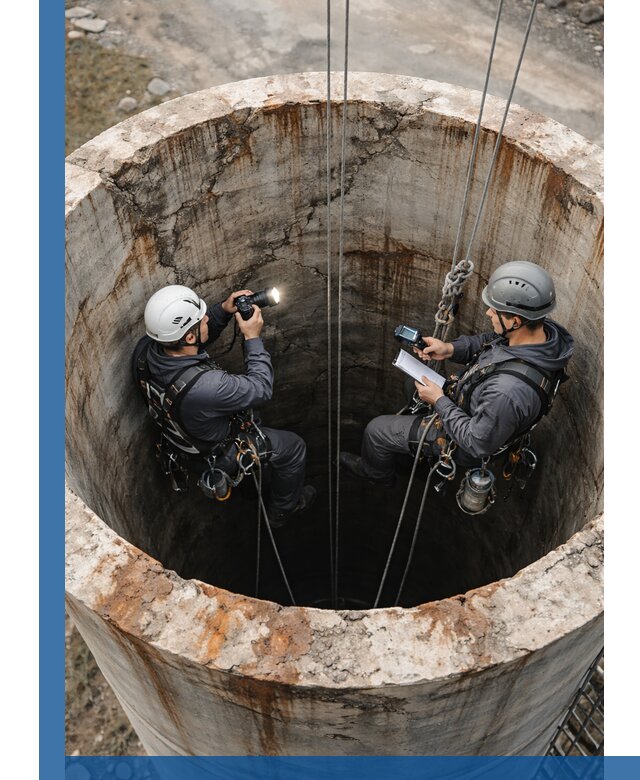 Обследование дымовой трубы: диагностика и оценка состояния в Феодосии